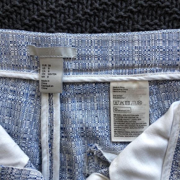 ✨HOST PICK✨ H&M Heather Blue Slim Fit Slacks - Picture 6 of 9